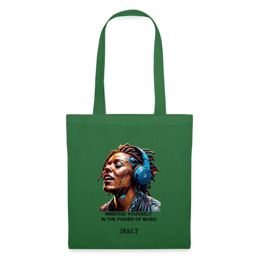 IMMERSE YOURSELF IN THE MUSIC!! TOTE BAG - evergreen