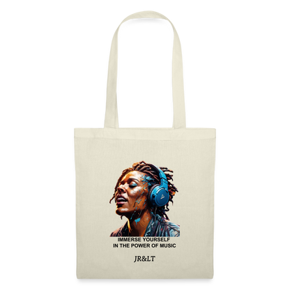 IMMERSE YOURSELF IN THE MUSIC!! TOTE BAG - nature