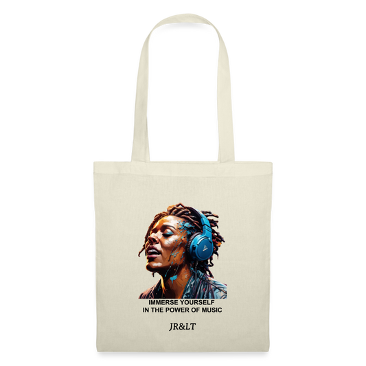 IMMERSE YOURSELF IN THE MUSIC!! TOTE BAG - nature