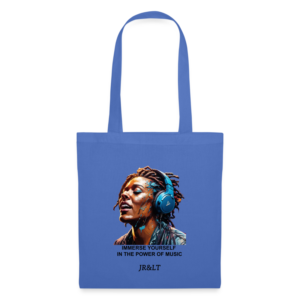 IMMERSE YOURSELF IN THE MUSIC!! TOTE BAG - light blue