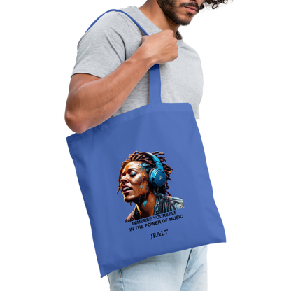 IMMERSE YOURSELF IN THE MUSIC!! TOTE BAG - light blue