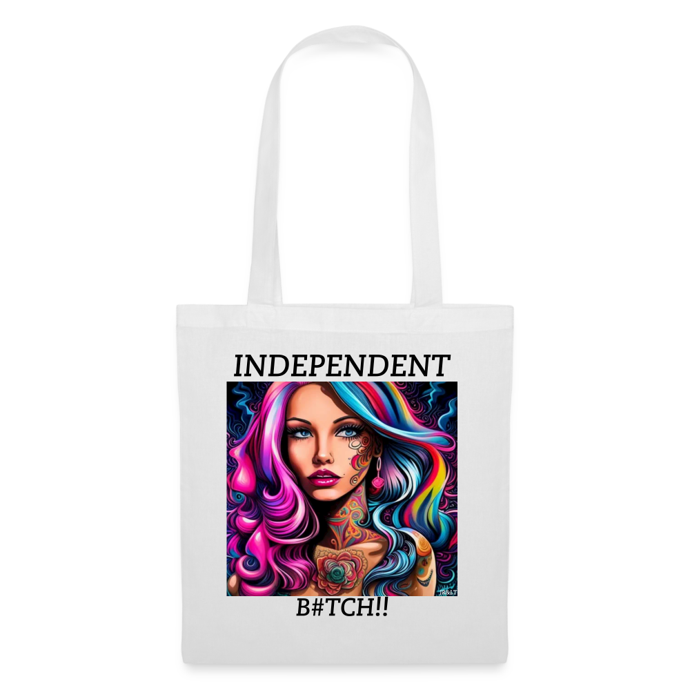 INDEPENDENT!! TOTE BAG - white