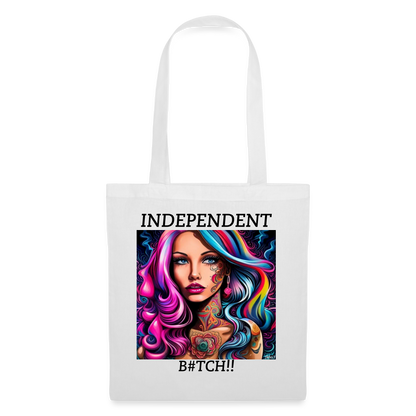 INDEPENDENT!! TOTE BAG - white