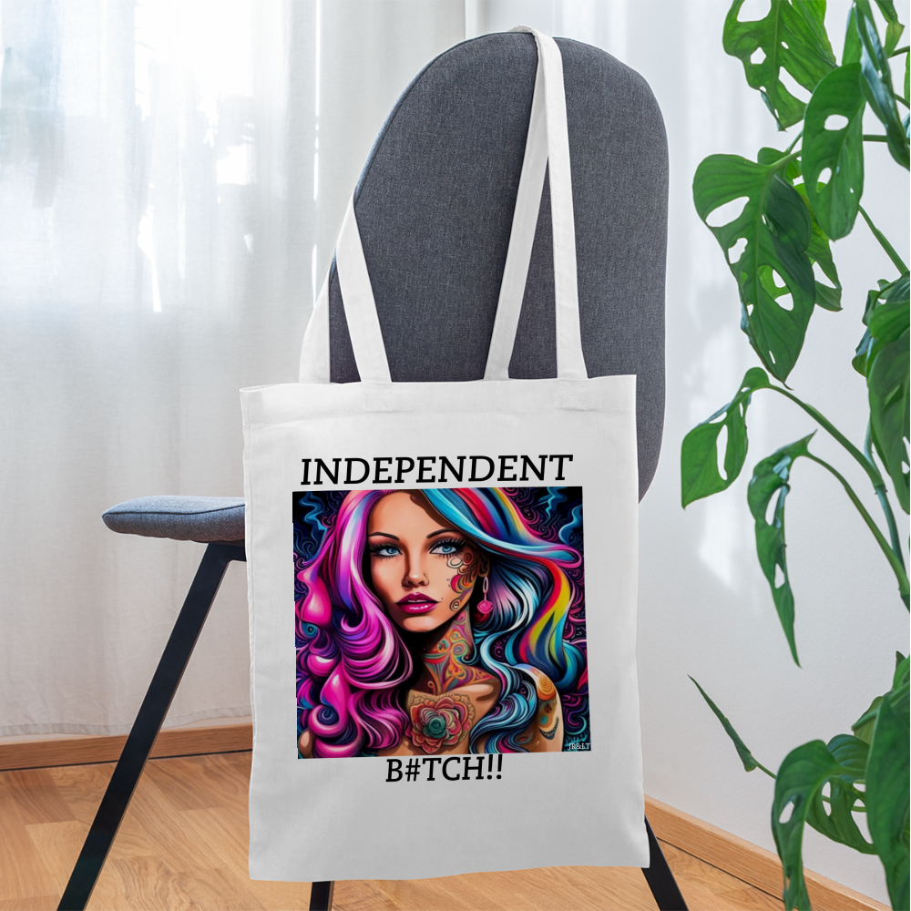 INDEPENDENT!! TOTE BAG - white