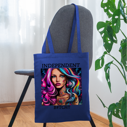 INDEPENDENT!! TOTE BAG - royal blue