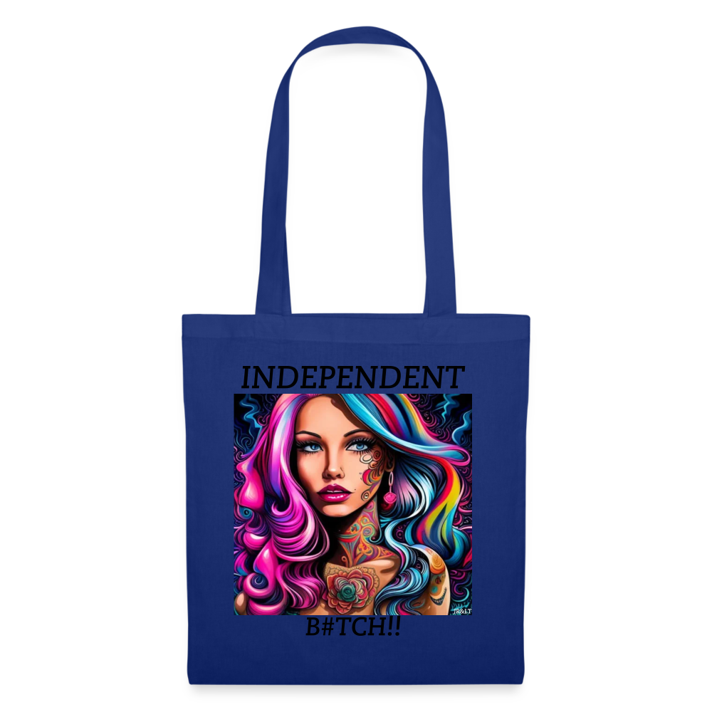 INDEPENDENT!! TOTE BAG - royal blue