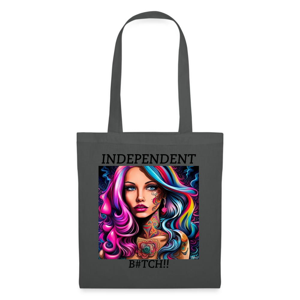 INDEPENDENT!! TOTE BAG - graphite grey