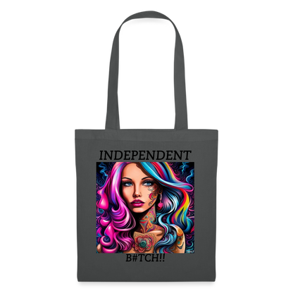 INDEPENDENT!! TOTE BAG - graphite grey