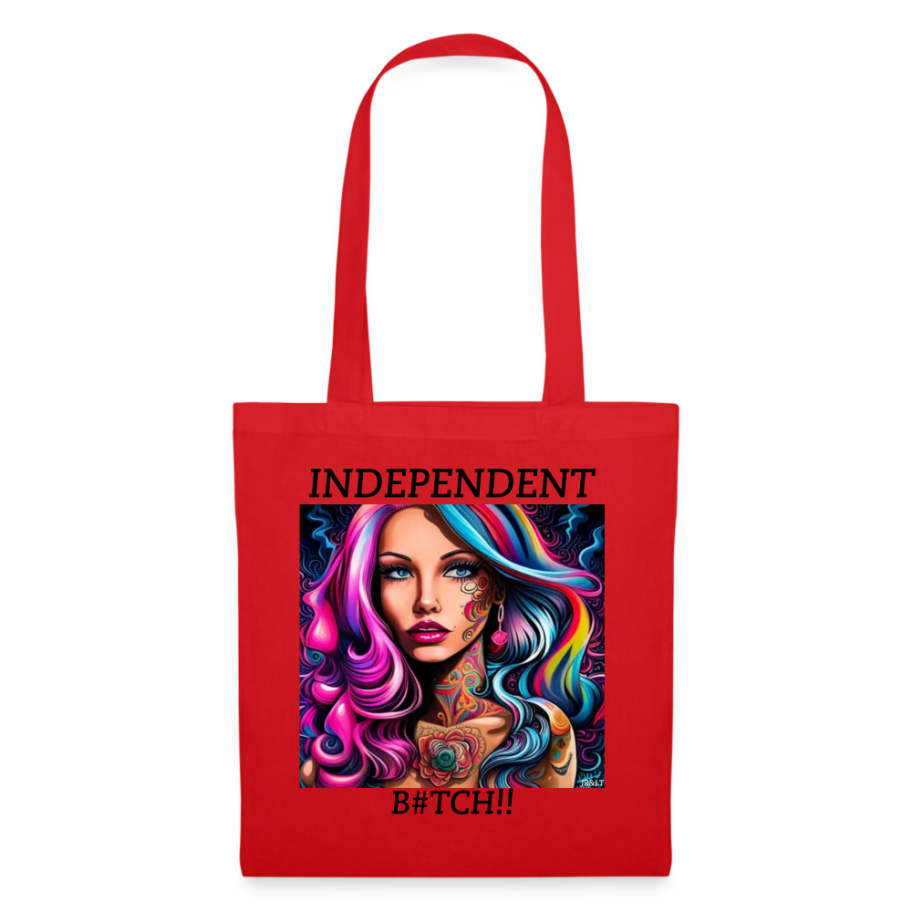 INDEPENDENT!! TOTE BAG - red