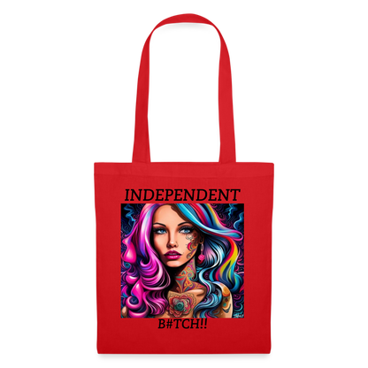 INDEPENDENT!! TOTE BAG - red