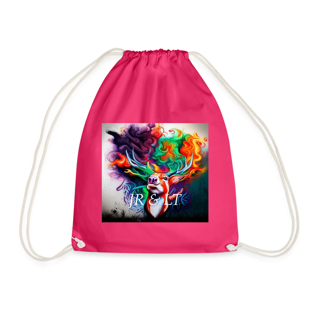 JR&LT -DRAWSTRING BAG - fuchsia