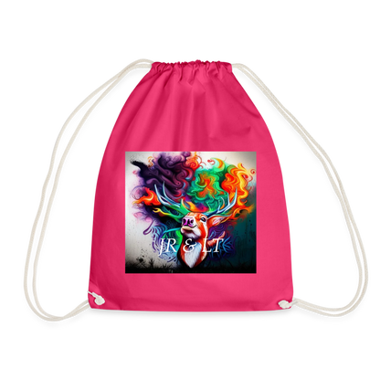 JR&LT -DRAWSTRING BAG - fuchsia