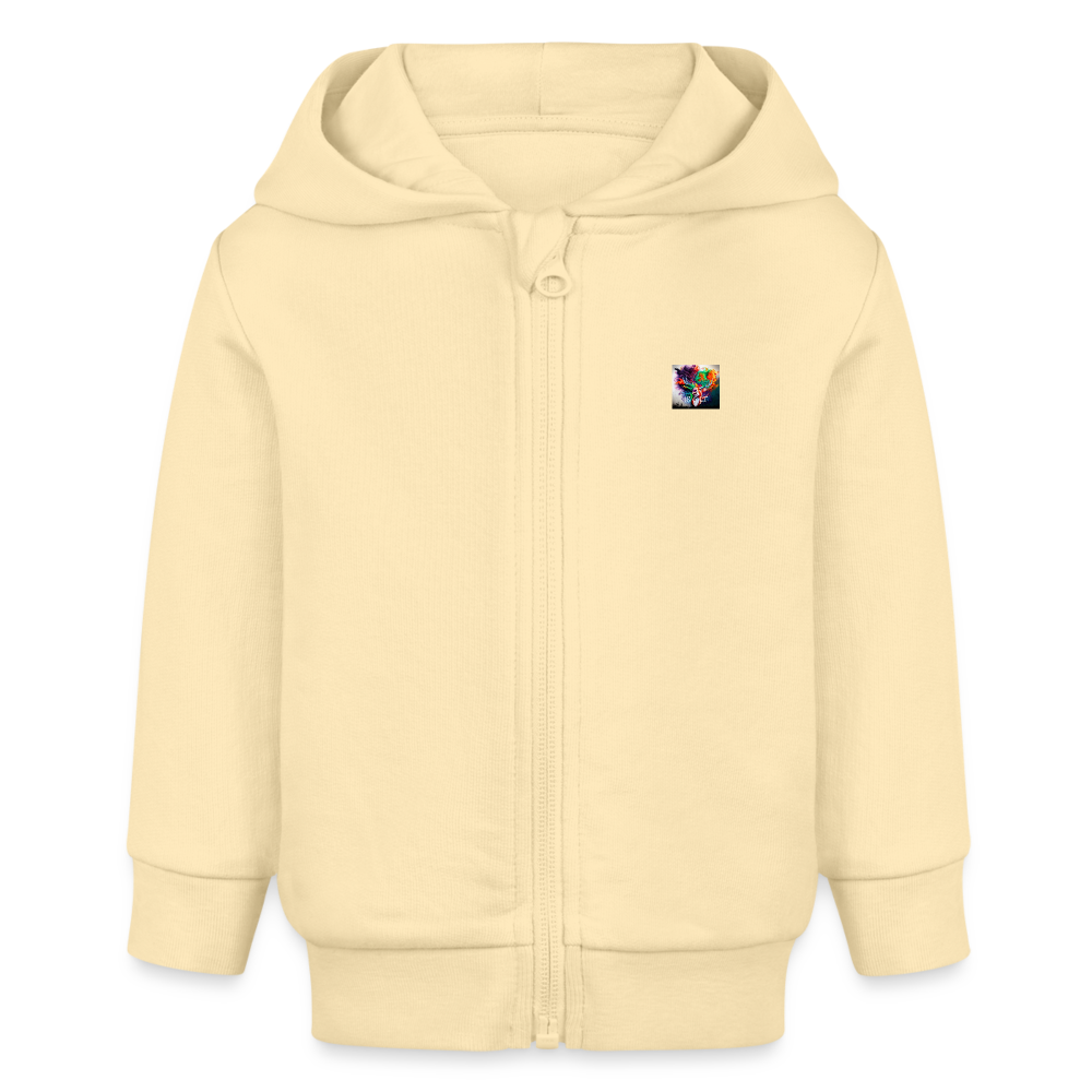 JR&LT® BABY PREMIUM ORGANIC ZIPPED HOODIE - cream