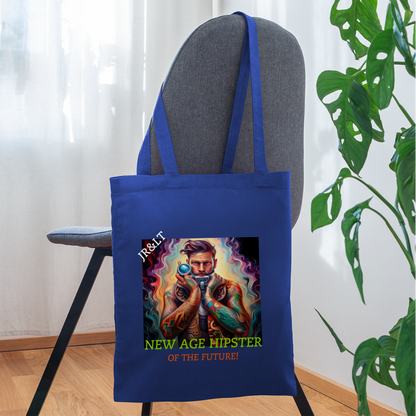 NEW AGE HIPSTER OF THE FUTURE!! TOTE BAG - royal blue