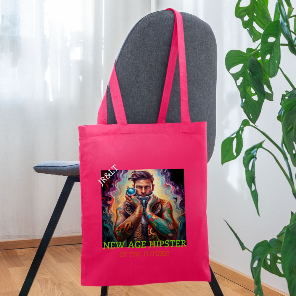 NEW AGE HIPSTER OF THE FUTURE!! TOTE BAG - azalea