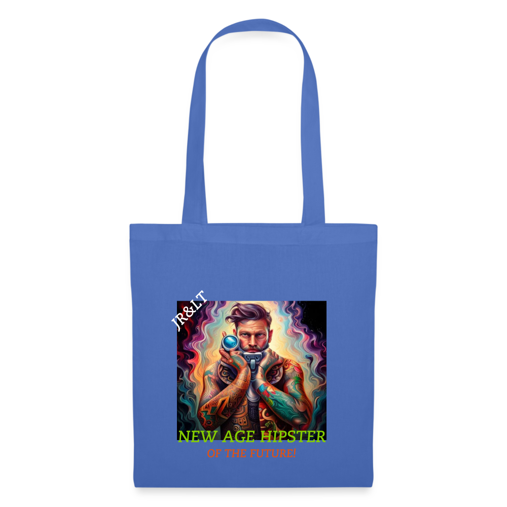 NEW AGE HIPSTER OF THE FUTURE!! TOTE BAG - light blue