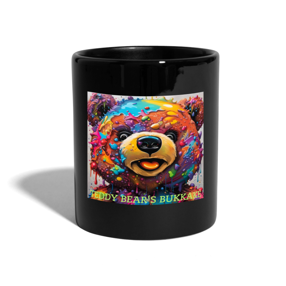 TEDDY BEAR'S BUKAKE!! COLOUR MUG - black