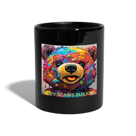 TEDDY BEAR'S BUKAKE!! COLOUR MUG - black