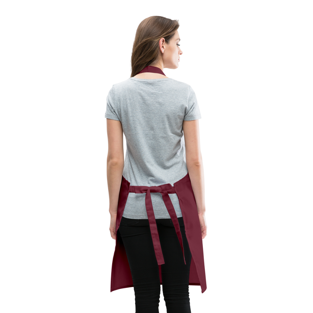 THINK I LOOK A MESS NOW?? ADULT APRON - bordeaux