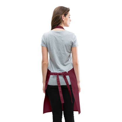 THINK I LOOK A MESS NOW?? ADULT APRON - bordeaux