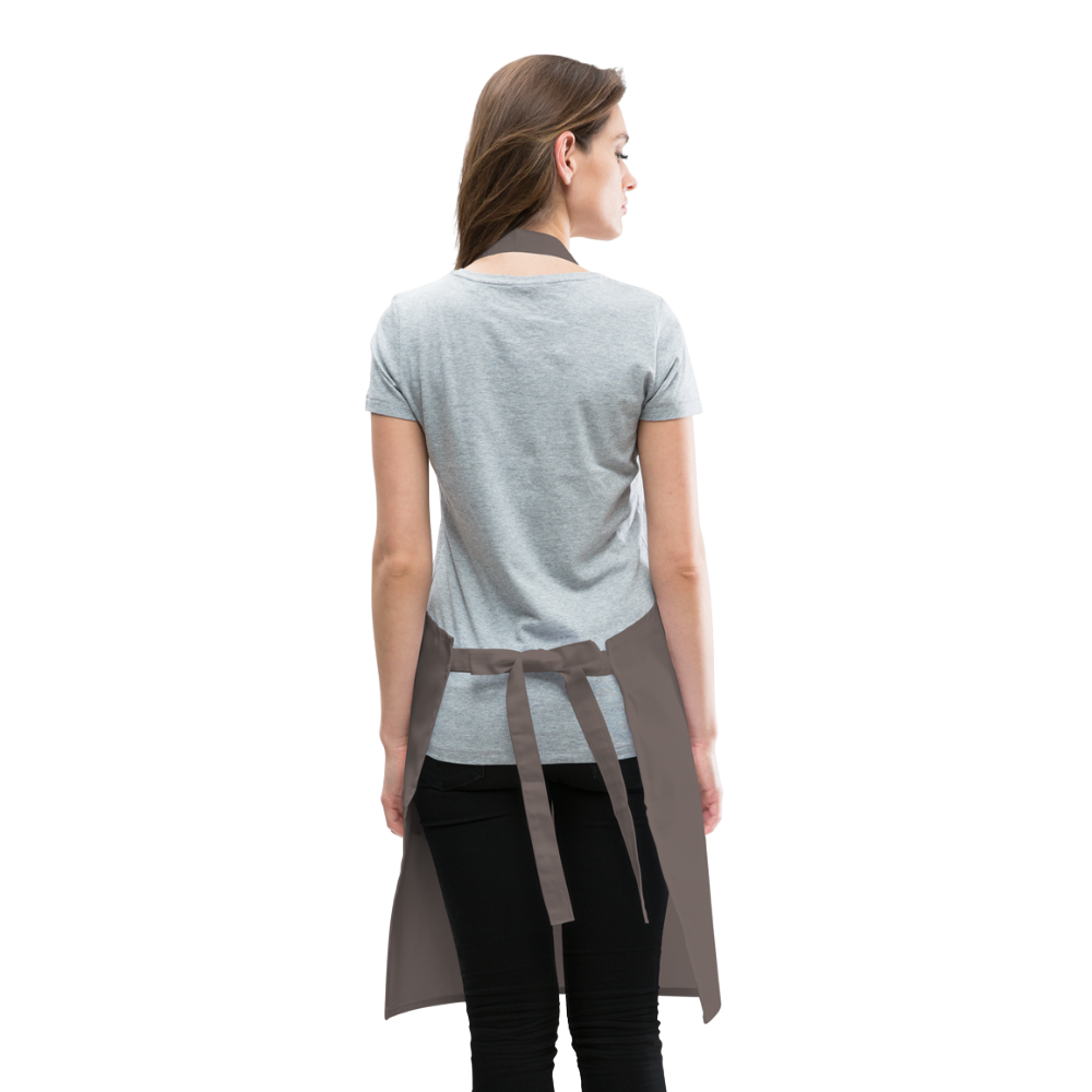 THINK I LOOK A MESS NOW?? ADULT APRON - grey