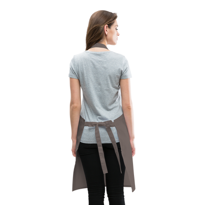 THINK I LOOK A MESS NOW?? ADULT APRON - grey