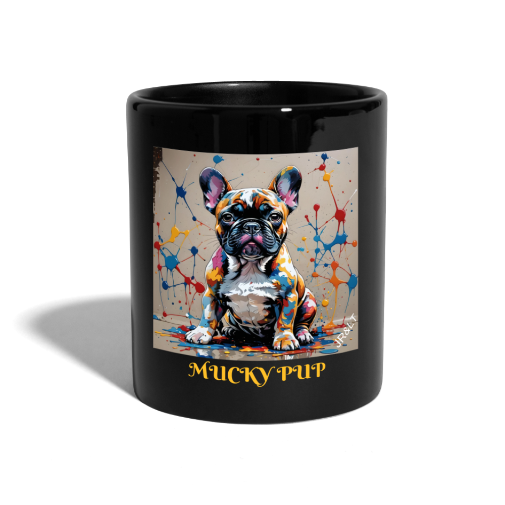 ROSIE - MUCKY PUP!! MUG - black