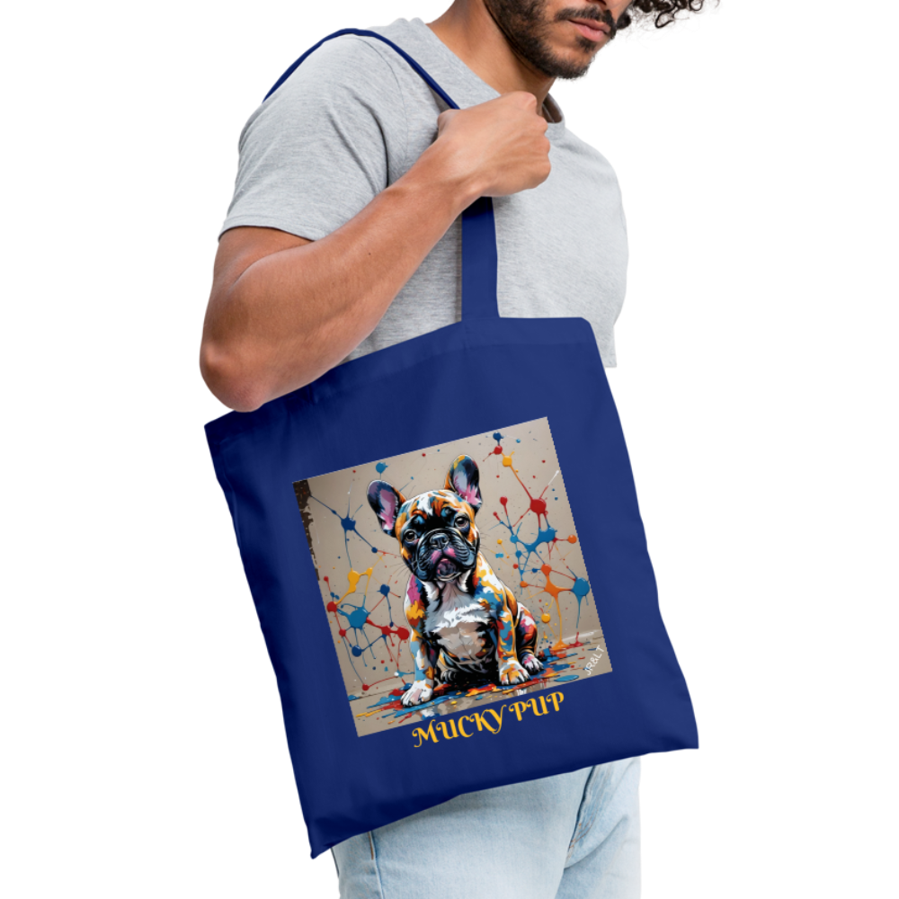 ROSIE - MUCKY PUP!! TOTE BAG - royal blue