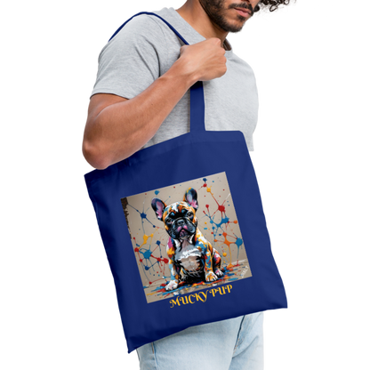 ROSIE - MUCKY PUP!! TOTE BAG - royal blue