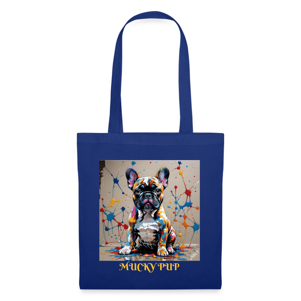 ROSIE - MUCKY PUP!! TOTE BAG - royal blue