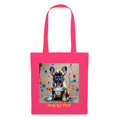 ROSIE - MUCKY PUP!! TOTE BAG - azalea