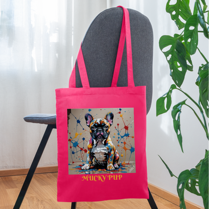 ROSIE - MUCKY PUP!! TOTE BAG - azalea