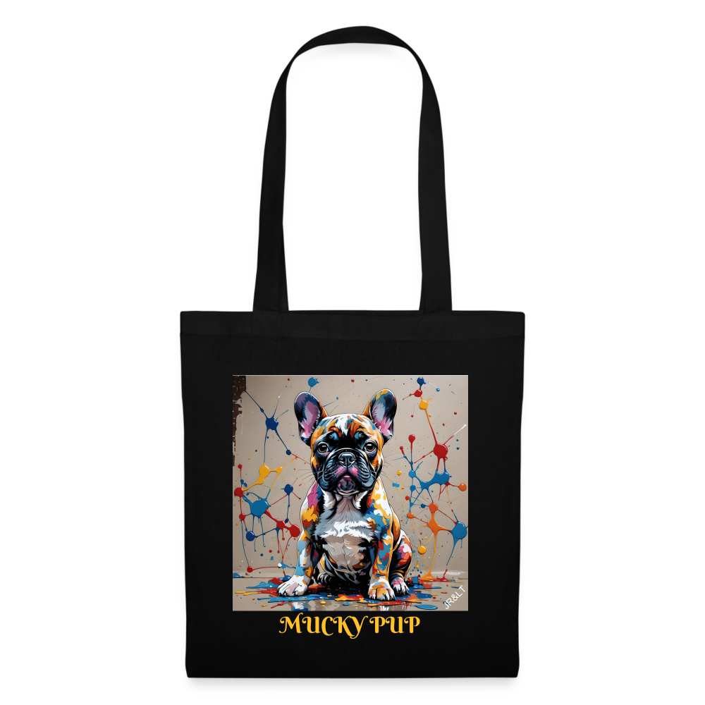 ROSIE - MUCKY PUP!! TOTE BAG - black