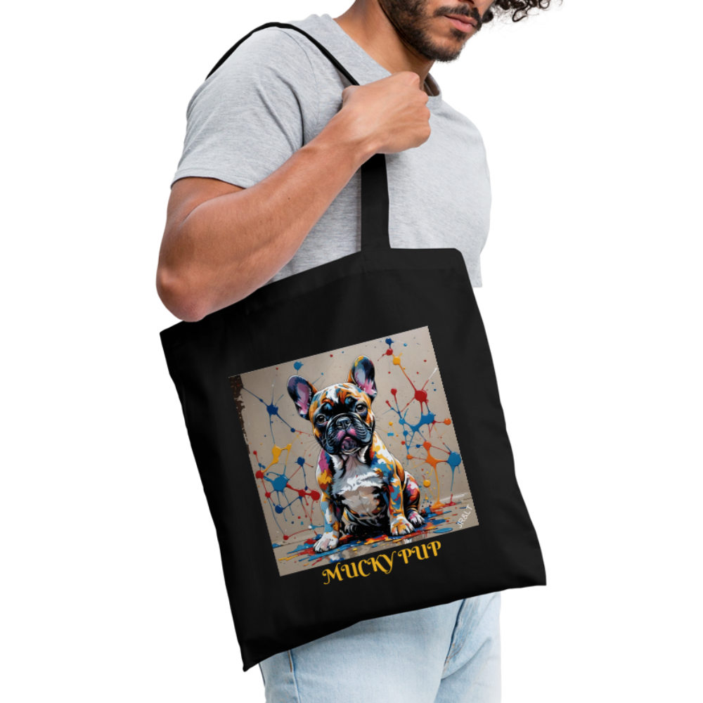 ROSIE - MUCKY PUP!! TOTE BAG - black