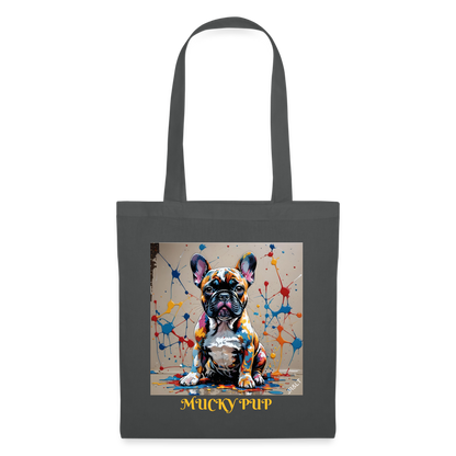 ROSIE - MUCKY PUP!! TOTE BAG - graphite grey