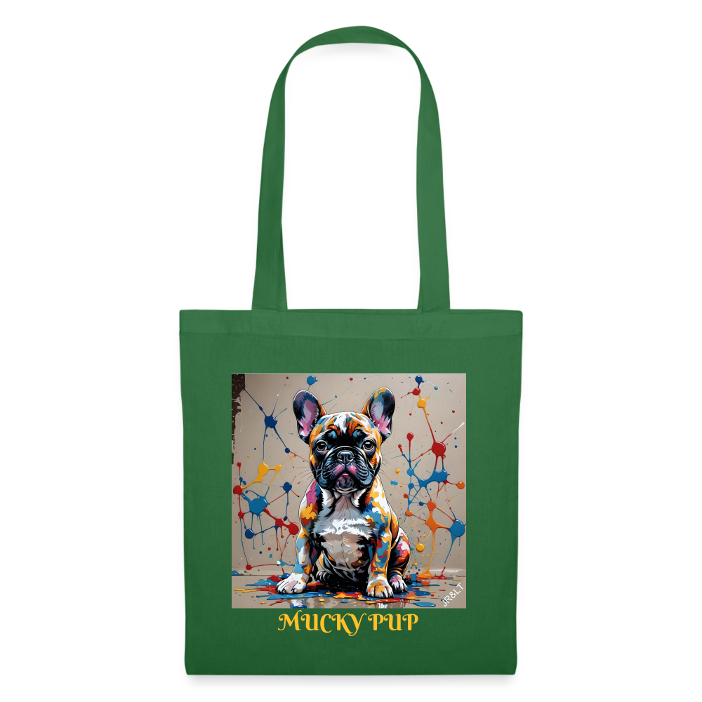 ROSIE - MUCKY PUP!! TOTE BAG - evergreen