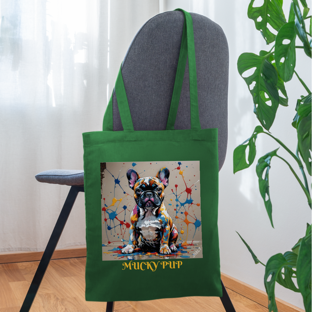 ROSIE - MUCKY PUP!! TOTE BAG - evergreen