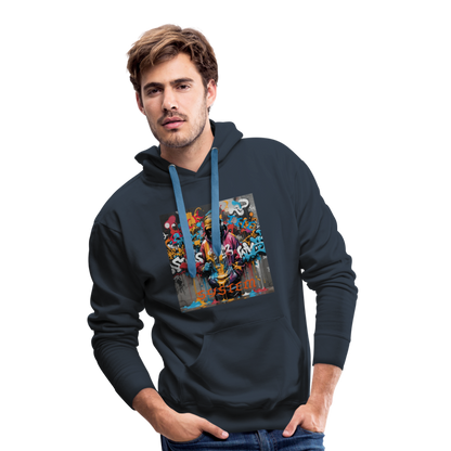 F#CK THE SYSTEM MEN'S HOODIE - navy