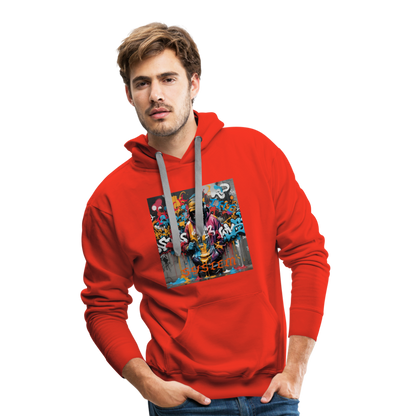 F#CK THE SYSTEM MEN'S HOODIE - red