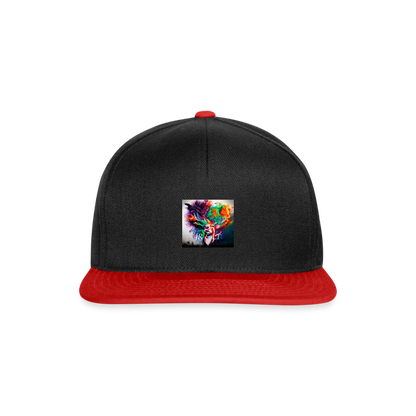 JR&LT LOGO SNAP BACK - black/red