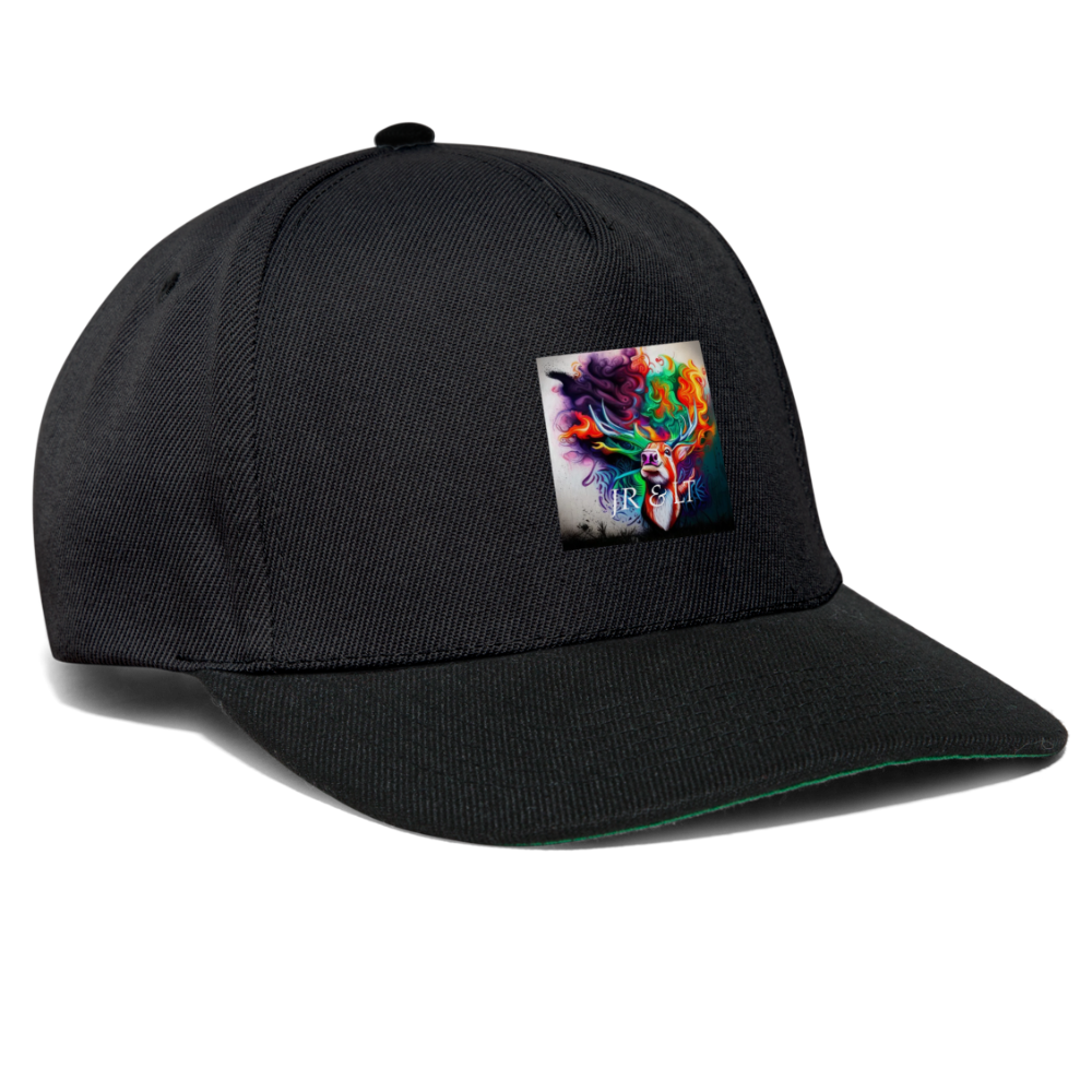 JR&LT LOGO SNAP BACK - black/black