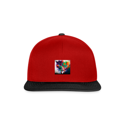 JR&LT LOGO SNAP BACK - red/black