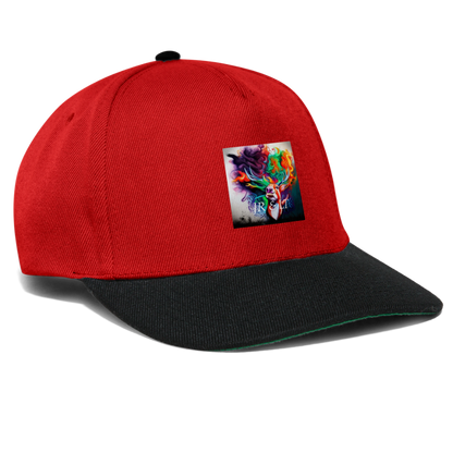 JR&LT LOGO SNAP BACK - red/black