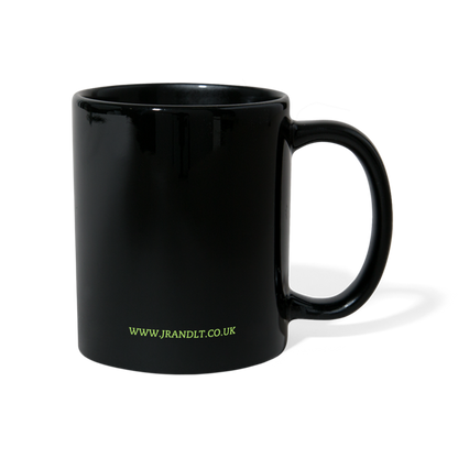 UNMEDICATED AND ON THE LOOSE!! COLOUR MUG - black