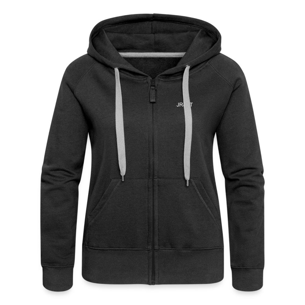 JR&LT CLASSIC ZIPPED HOODIE - black