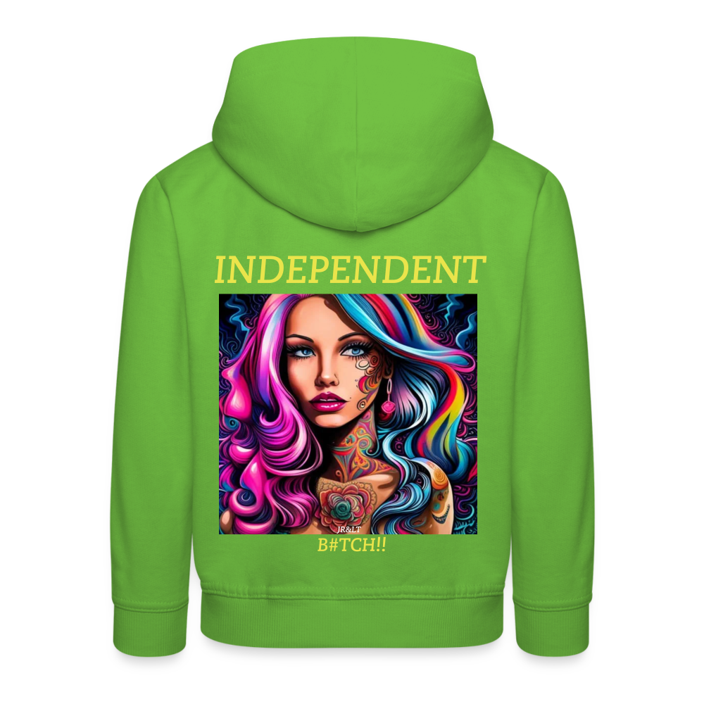 INDEPENDENT!! CHILDREN'S HOODIE - light green