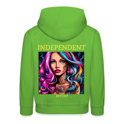 INDEPENDENT!! CHILDREN'S HOODIE - light green