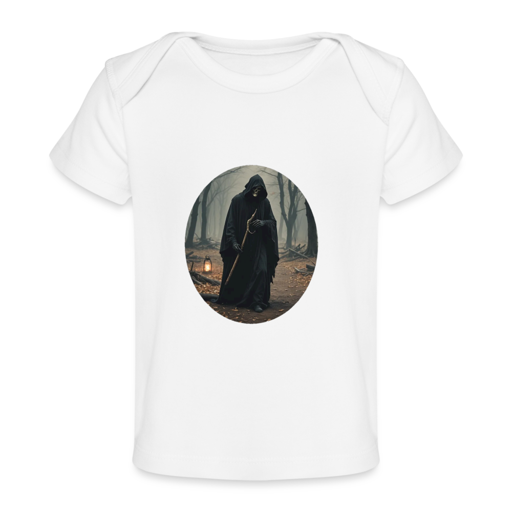 LONELY GRIM REAPER - BABY T-SHIRT - white