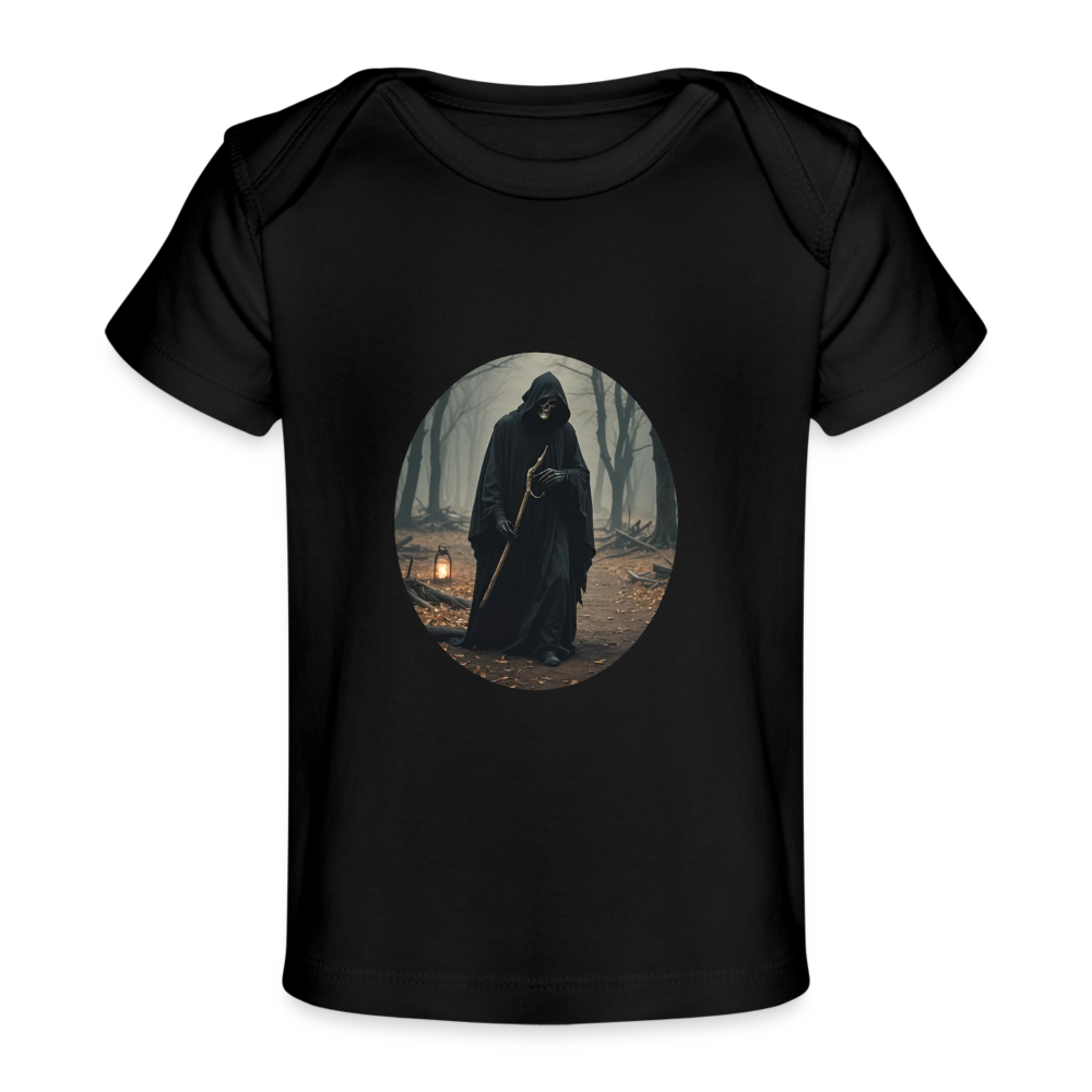 LONELY GRIM REAPER - BABY T-SHIRT - black