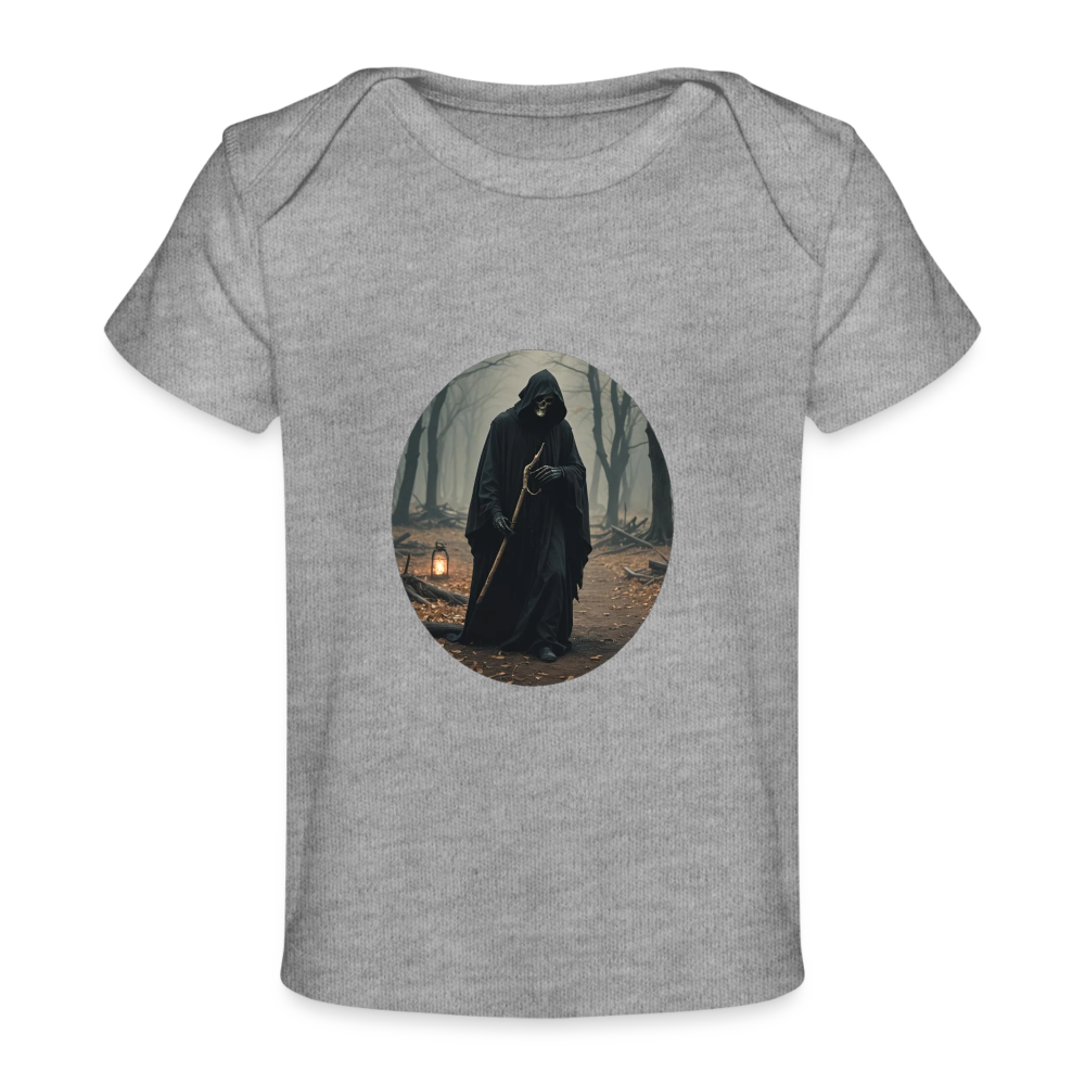 LONELY GRIM REAPER - BABY T-SHIRT - heather grey